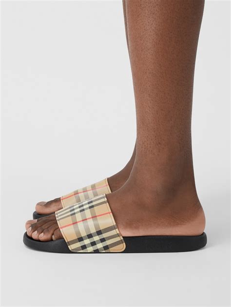 men's burberry slides sale|burberry espadrille wedge sandals.